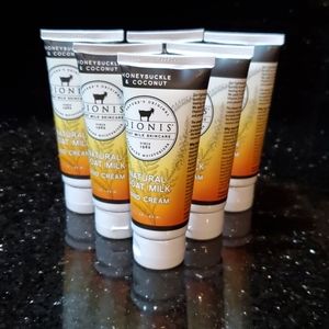 (6) New Dionis 2oz Hand Cream Off-Centered Label